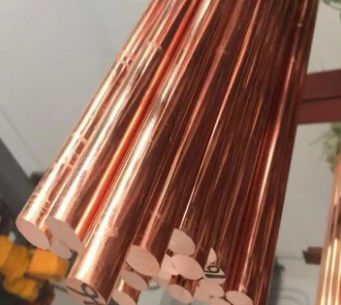Polished Surface 99.9% red copper Diameter 10-50mm C11000 solid copper bars for construction