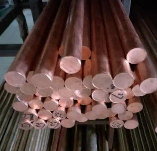 Polished Surface 99.9% red copper Diameter 10-50mm C11000 solid copper bars for construction