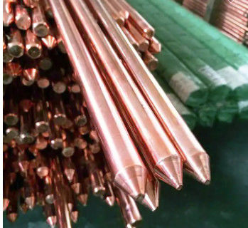 High conductivity Ground Rod copper ground bar 0.1-50mm or custom size For Earthing System