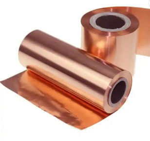 Pancake coil 0.1mm 0.2mm 0.3mm thick red copper 99.9% Pure copper foil tape for electrical