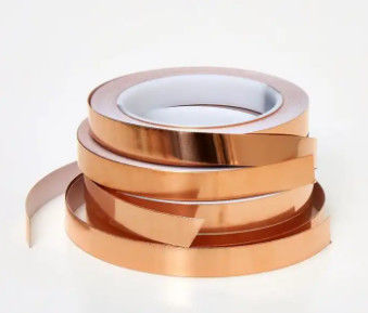 Pancake coil 0.1mm 0.2mm 0.3mm thick red copper 99.9% Pure copper foil tape for electrical